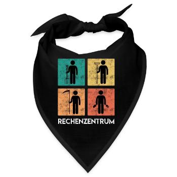 Rechenzentrum Garten Rechen Gärtner - Bandana - Schwarz - Vorne