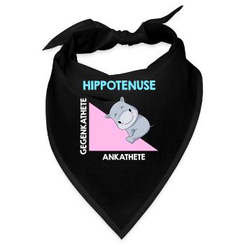 Hippotenuse Algebra Analysis - Bandana - Schwarz - Vorne