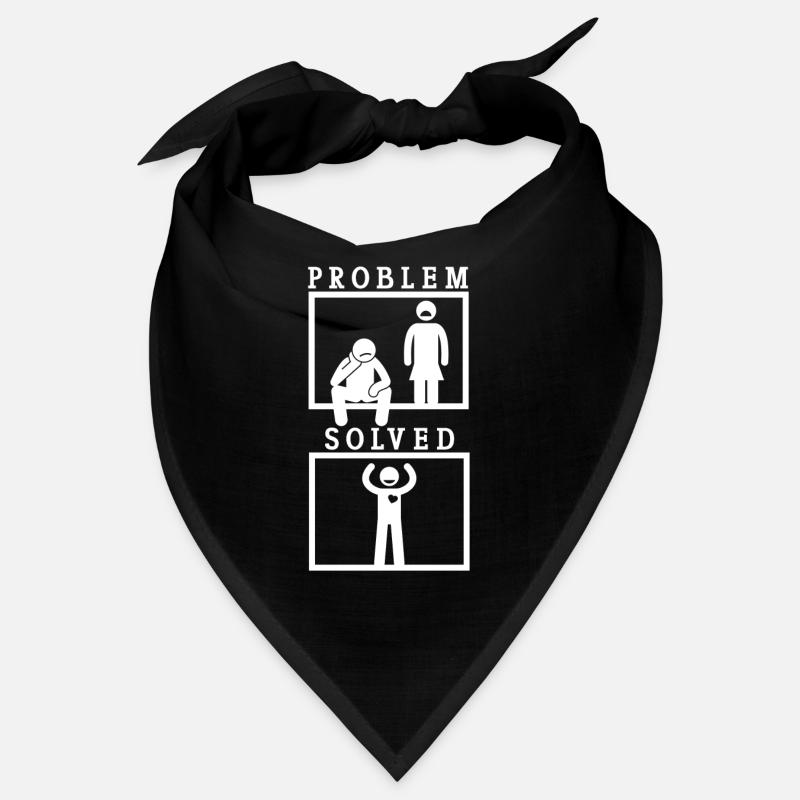 Problem Strichmännchen Paar Beziehung Liebende Bandana