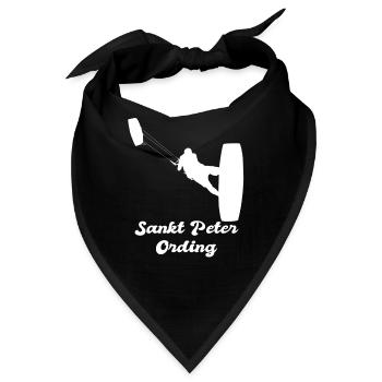 SANKT PETER ORDING SURFING SURFEN KITESURFEN KITEN - Bandana - Schwarz - Vorne