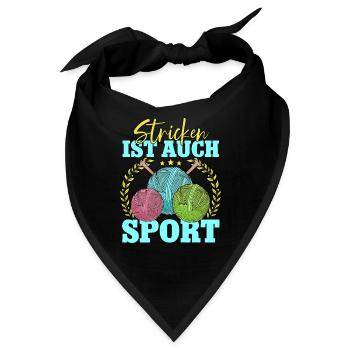 Häkeln - Bandana - Schwarz - Vorne