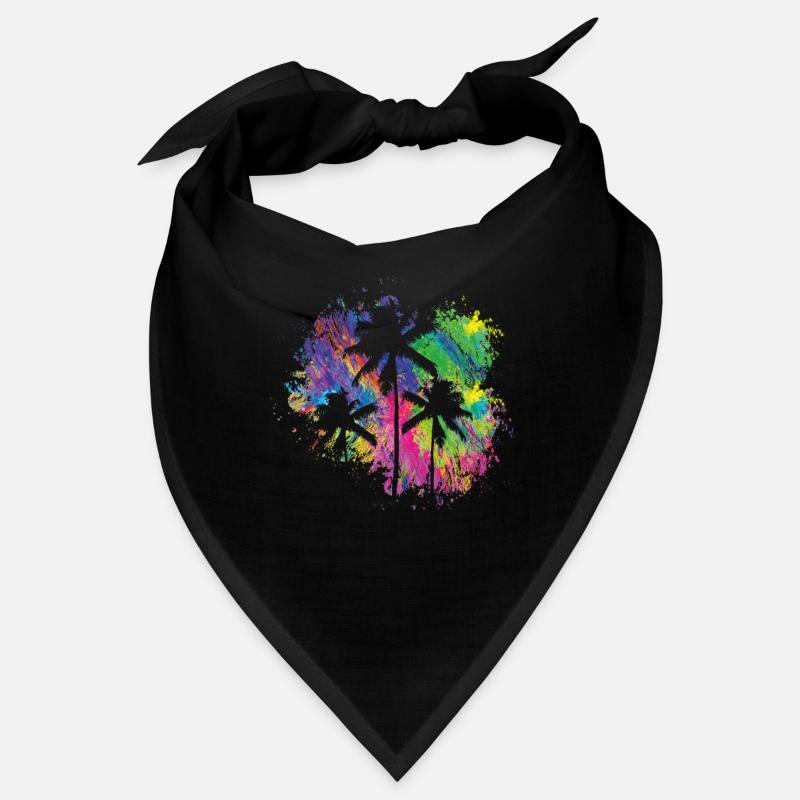 Sommerpalmen Bunt Bandana