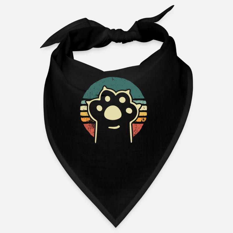 Patte de chat vintage Bandana