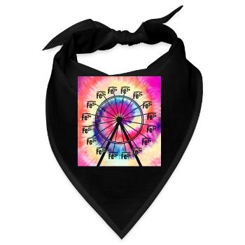 Chemie-Shirt, Riesenrad Riesenrad - Bandana - Schwarz - Vorne
