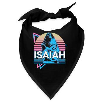 Jesaja Israelit Prophet Jude Jude - Bandana - Schwarz - Vorne