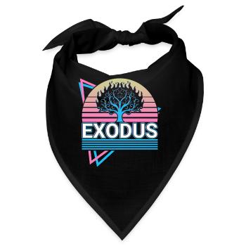 Exodus Brennender Busch Christliches Christentum R - Bandana - Schwarz - Vorne