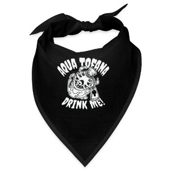 Aqua Tofana Drinking Mystery Fan Potion Drink - Bandana - Schwarz - Vorne