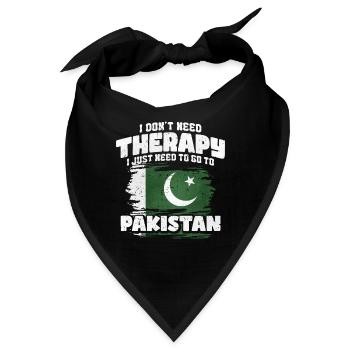 Pakistan - Bandana - Schwarz - Vorne