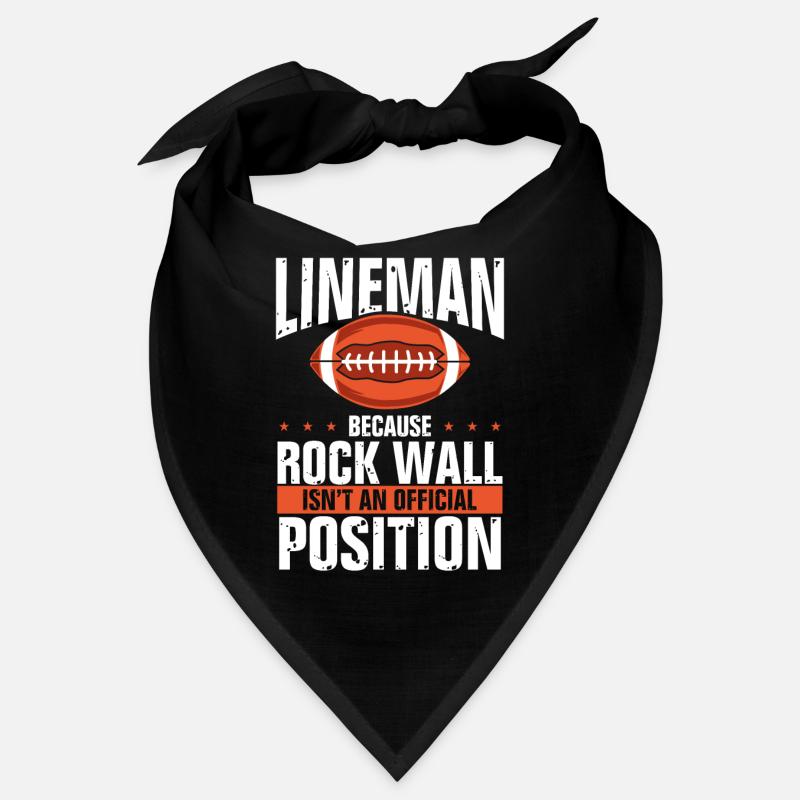 Lineman rock face position Bandana
