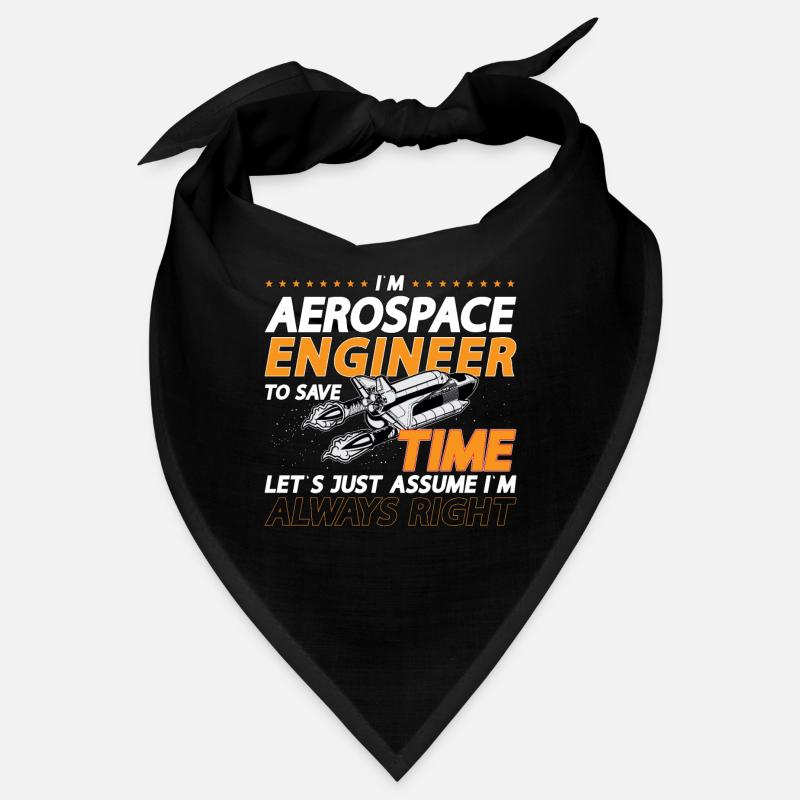 I'm Aerospace Engineer Engineering Rocket Space Bandana