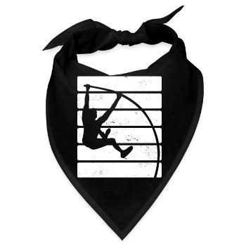Stabhochspringer - Bandana - Schwarz - Vorne