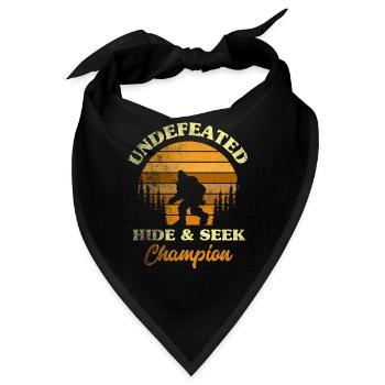 Bigfoot - Bandana - Schwarz - Vorne