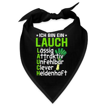 Lauch - Bandana - Schwarz - Vorne