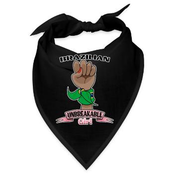 Brazilian Girl Unbreakable I Brazilian Heritage - Bandana - Schwarz - Vorne