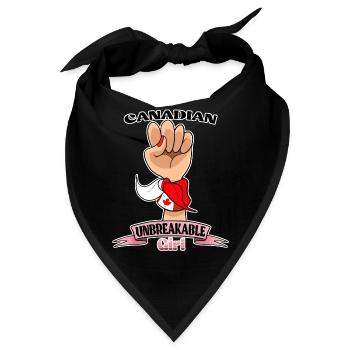 Canadian Girl Unbreakable I Canadian Heritage I - Bandana - Schwarz - Vorne