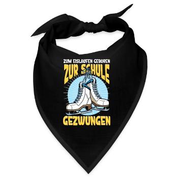 Eislaufen - Bandana - Schwarz - Vorne