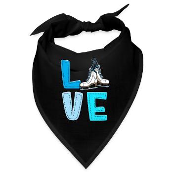 Eislaufen - Bandana - Schwarz - Vorne