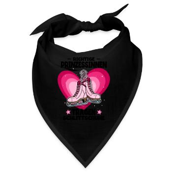 Eislaufen - Bandana - Schwarz - Vorne