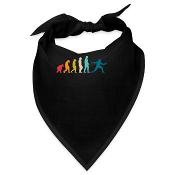 Fechten - Bandana - Schwarz - Vorne