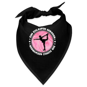 Eislaufen - Bandana - Schwarz - Vorne