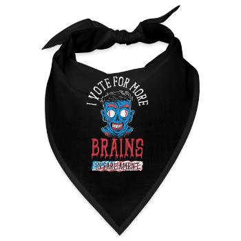 Abstimmung Parlament Halloween Zombie Monster - Bandana - Schwarz - Vorne