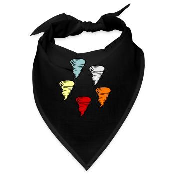 Tornado - Bandana - Schwarz - Vorne
