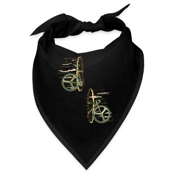 Fahrrad Portal Teleporter Beamer - Bandana - Schwarz - Vorne