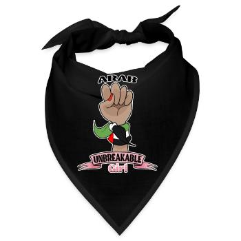 Arab Girl Unbreakable I Heritage United Arab - Bandana - Schwarz - Vorne