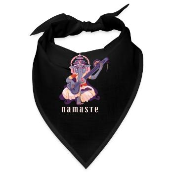 Indien Gott Shiva Hinduismus Ganesha Gottheit - Bandana - Schwarz - Vorne