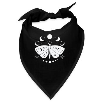 Himmlischer Schmetterling Mystischer - Bandana - Schwarz - Vorne