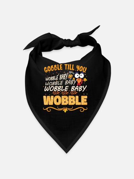 Devour Until You Wobble Baby Wobble - Bandana - black - Front