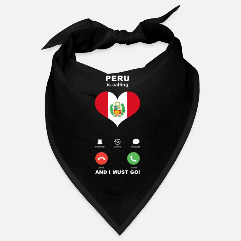 Peru is calling Peru Herz Souvenir Bandana