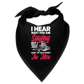 Jiu Jitsu Jiu Jitsu Jiu Jitsu - Bandana - Schwarz - Vorne