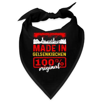 Halle - Bandana - Schwarz - Vorne
