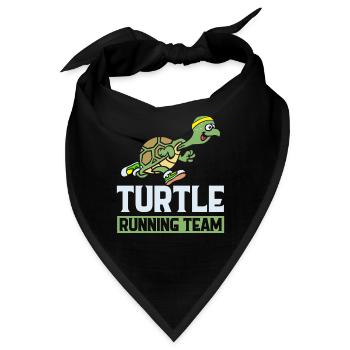 Turtle running team neu - Bandana - Schwarz - Vorne