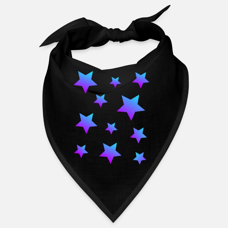 Star Star Pack Bleu-Violet Bandana