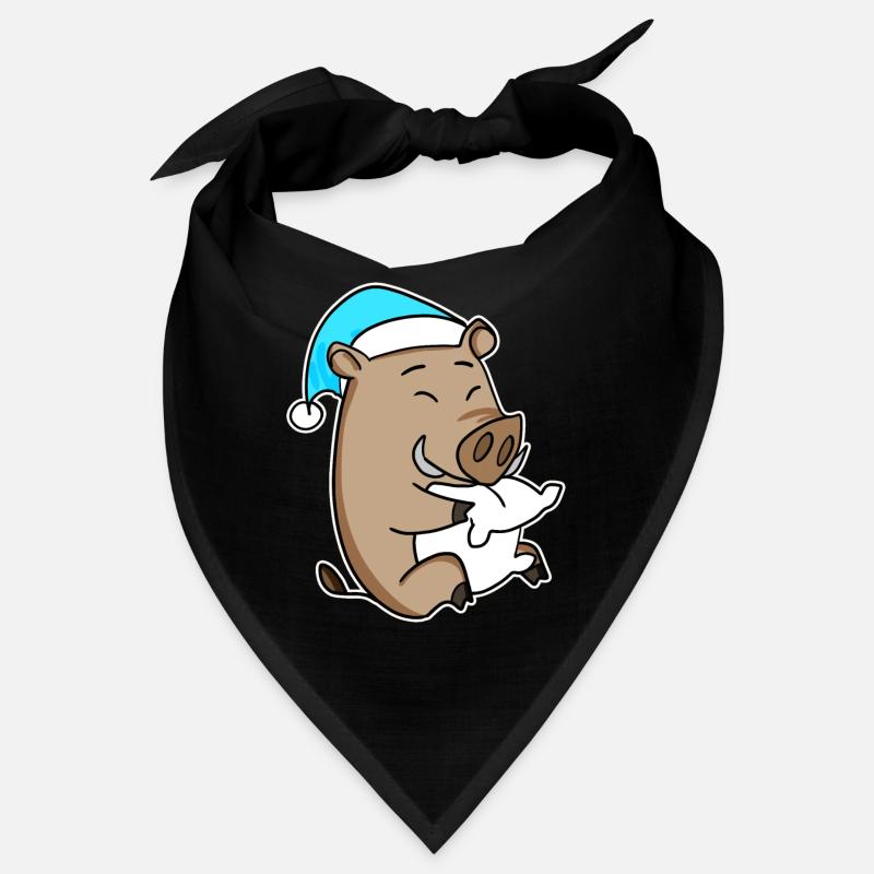 Sanglier Bébé Cochon Bandana