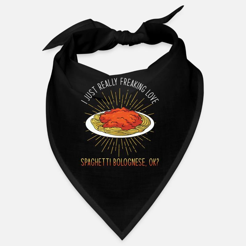 Spaghetti Bolognese - Bandana - Schwarz