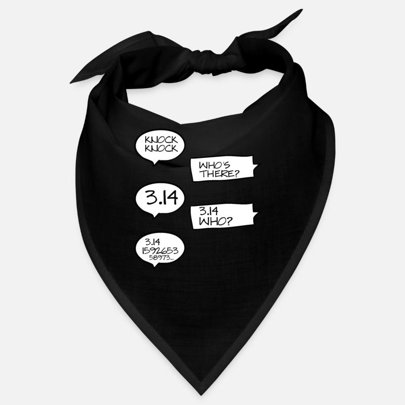 Funny Math Jokes In Pi - Bandana - black