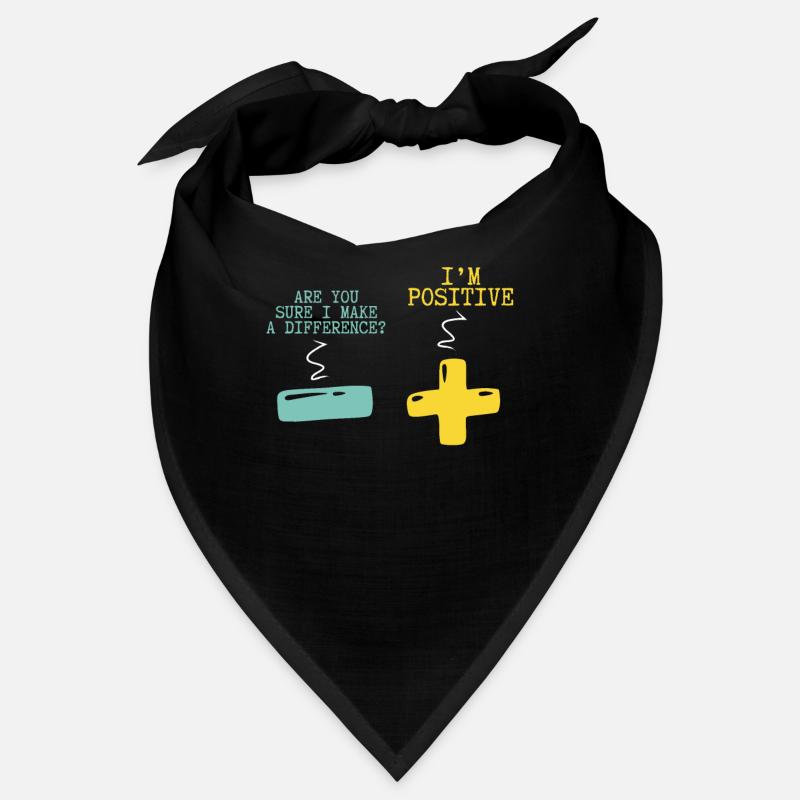 Positive and Negative Mathematics Bandana