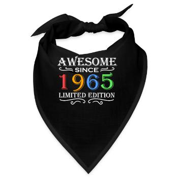 1965 - Jahrgang 1965 - Bandana - Schwarz - Vorne