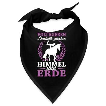 Voltigieren - Bandana - Schwarz - Vorne