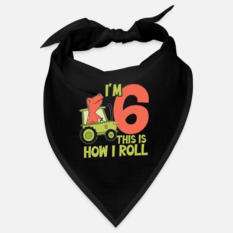 J’ai 6 ans c’est comme ça que je roule tracteur Bandana