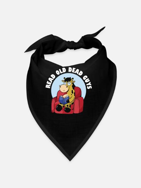 Read Old Dead Guys, The Giraffe Book Holidays - Bandana - black - Front