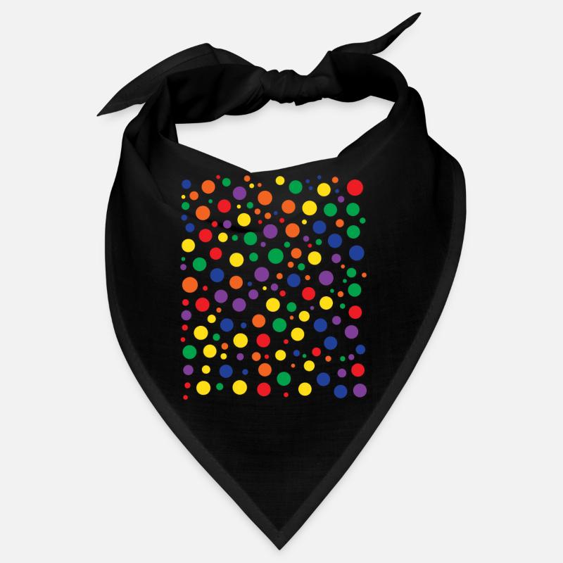 Motif à pois ludique Cercle coloré Bandana