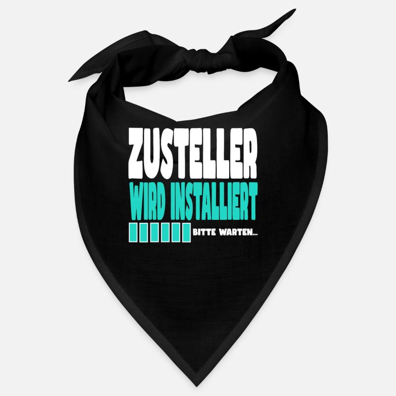Zusteller wird installiert Bandana