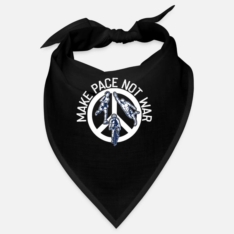 Mach Tempo Statt Krieg Triathlet Bandana
