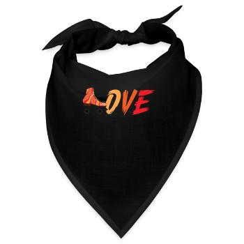 Roller Skate Roller Skating Roller Derby - Bandana - Schwarz - Vorne