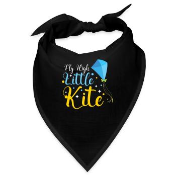 Kite Flying Kite Fan Für Fite Flying Lovers - Bandana - Schwarz - Vorne