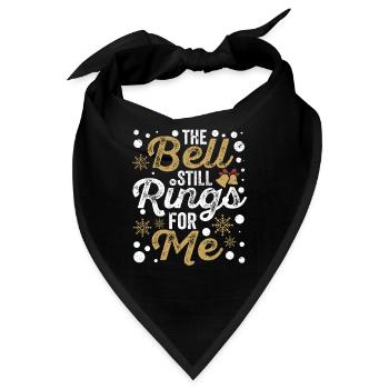 Die Glocke läutet immer noch für mich Xmas PJs - Bandana - Schwarz - Vorne